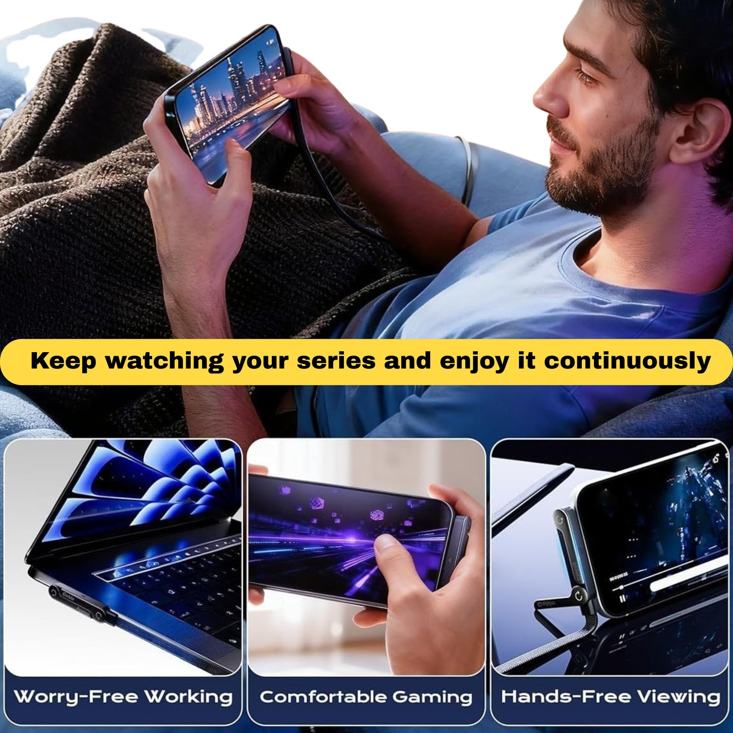 Premium Cable 240 W with Folding Stand